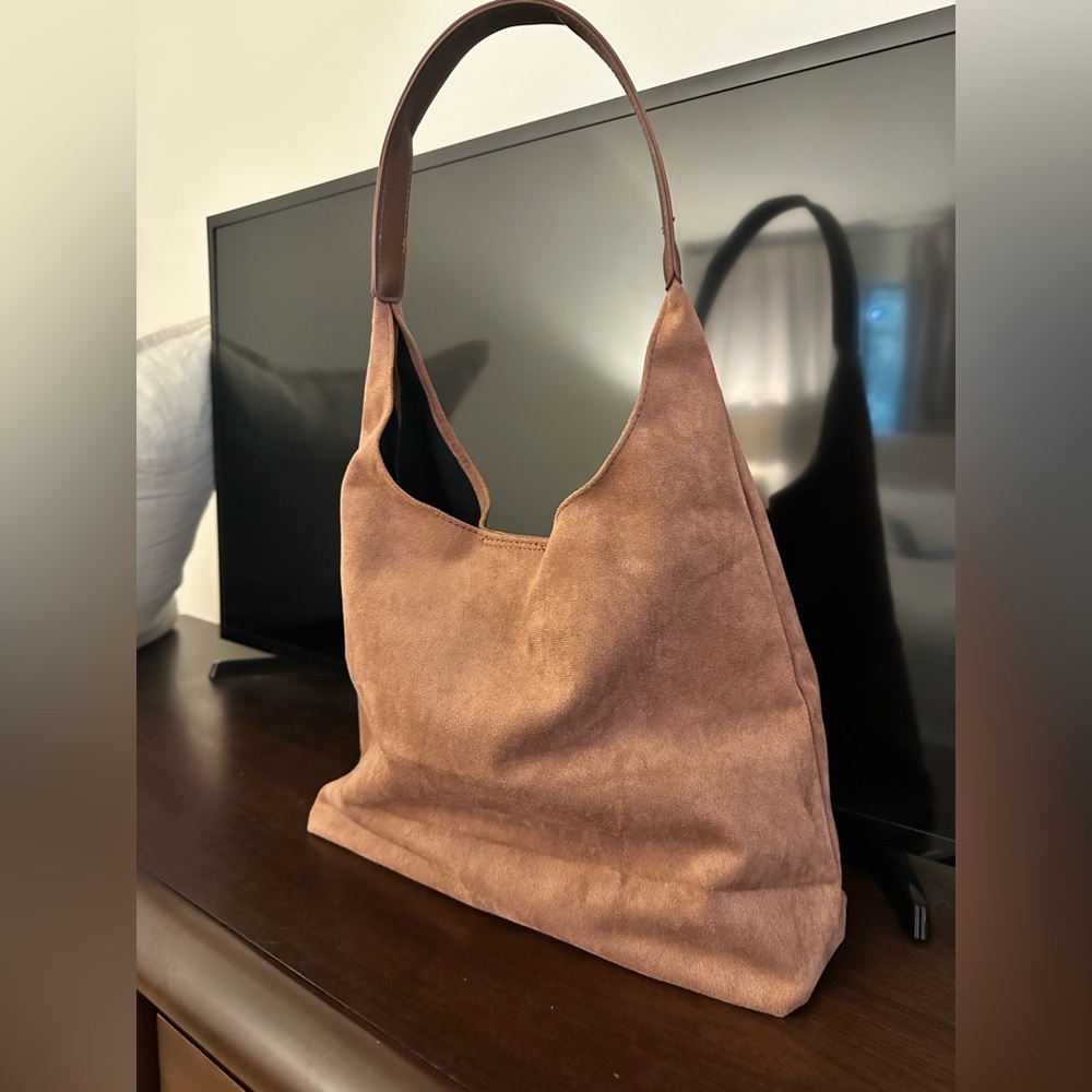 Brown Suede Purse, never used